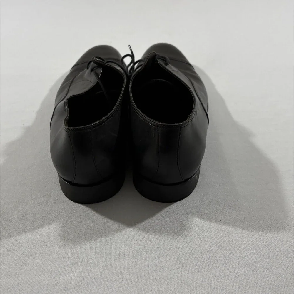 To Boot New York Adam Derrick Shoes Cap Toe Calfskin Oxford Leather Black Sz 12